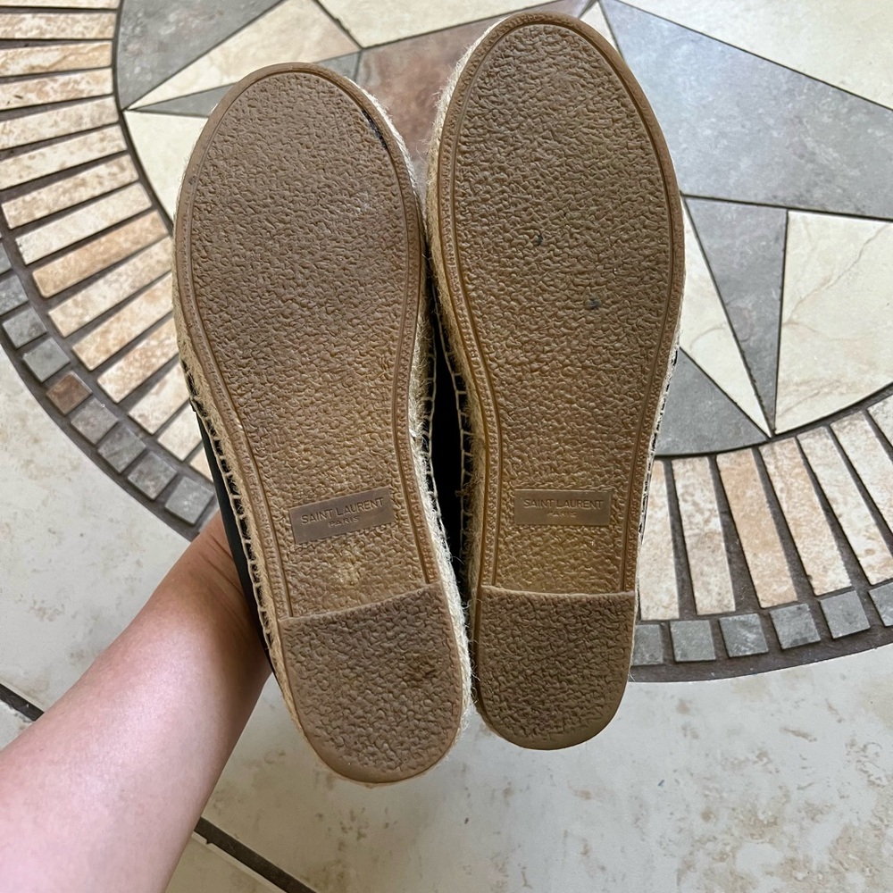 Saint Laurent Black Espadrilles size 6.5 - Picture 3 of 6